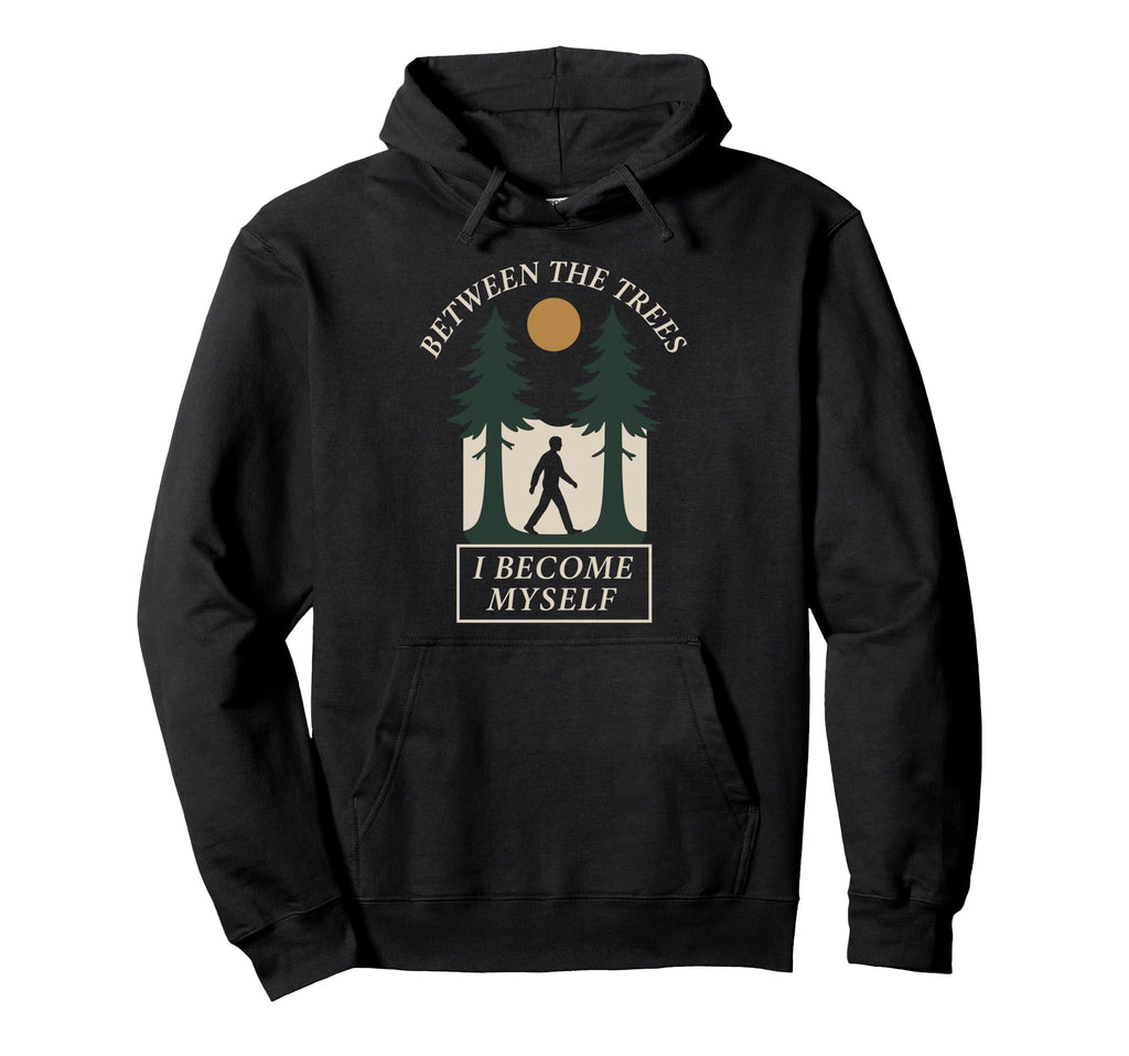 Forest Walk Overthinker Mental Reset Gift Hoodie - Custom Art Print Unisex - T-Shirt, Sweatshirt, Hoodie