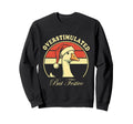 Overstimulated But Festive Goose Sweatshirt - Unique Graphic Men Women - T-Shirt, Sweatshirt, Hoodie