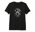 Dog Paw Heart Tattoo Pet Lovers Tri Blend T-Shirt - Streetwear Style Unisex - T-Shirt, Sweatshirt, Hoodie