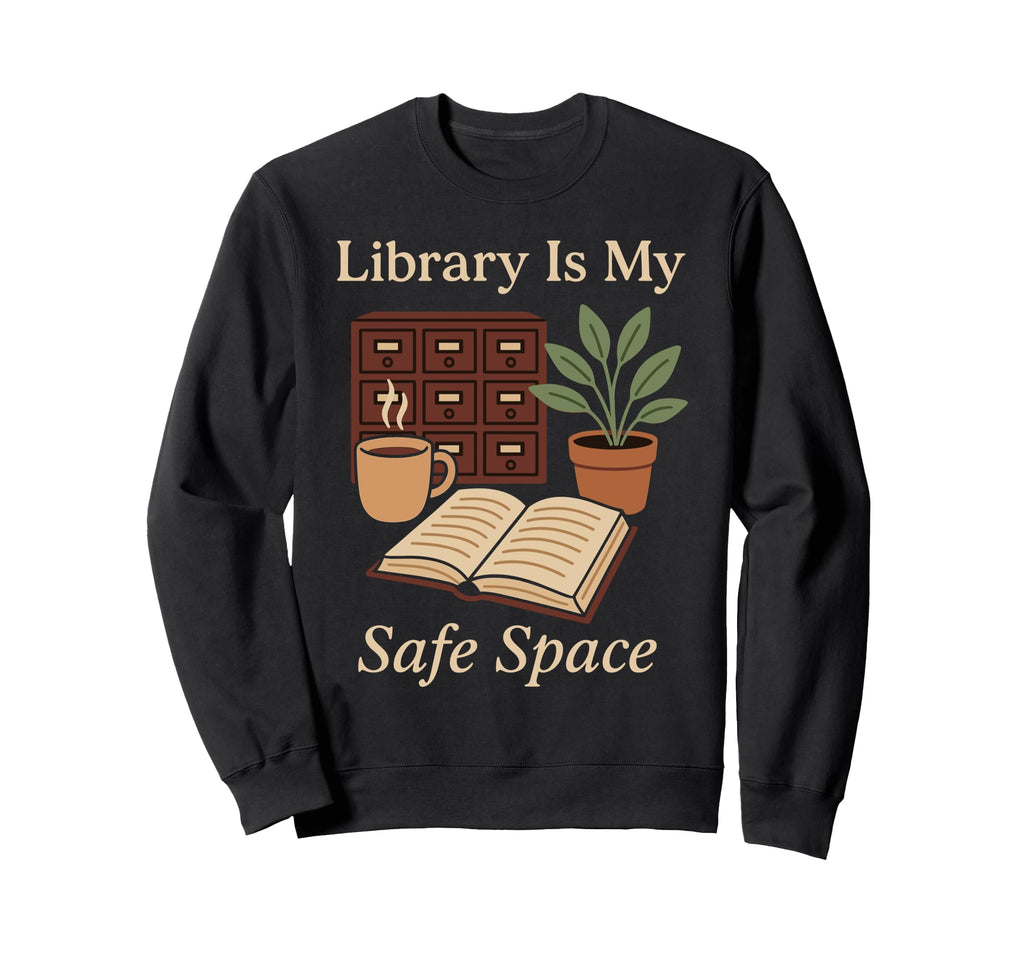 Library Nerd Book Lover Introvert Sweatshirt - Custom Art Print Unisex - T-Shirt, Sweatshirt, Hoodie