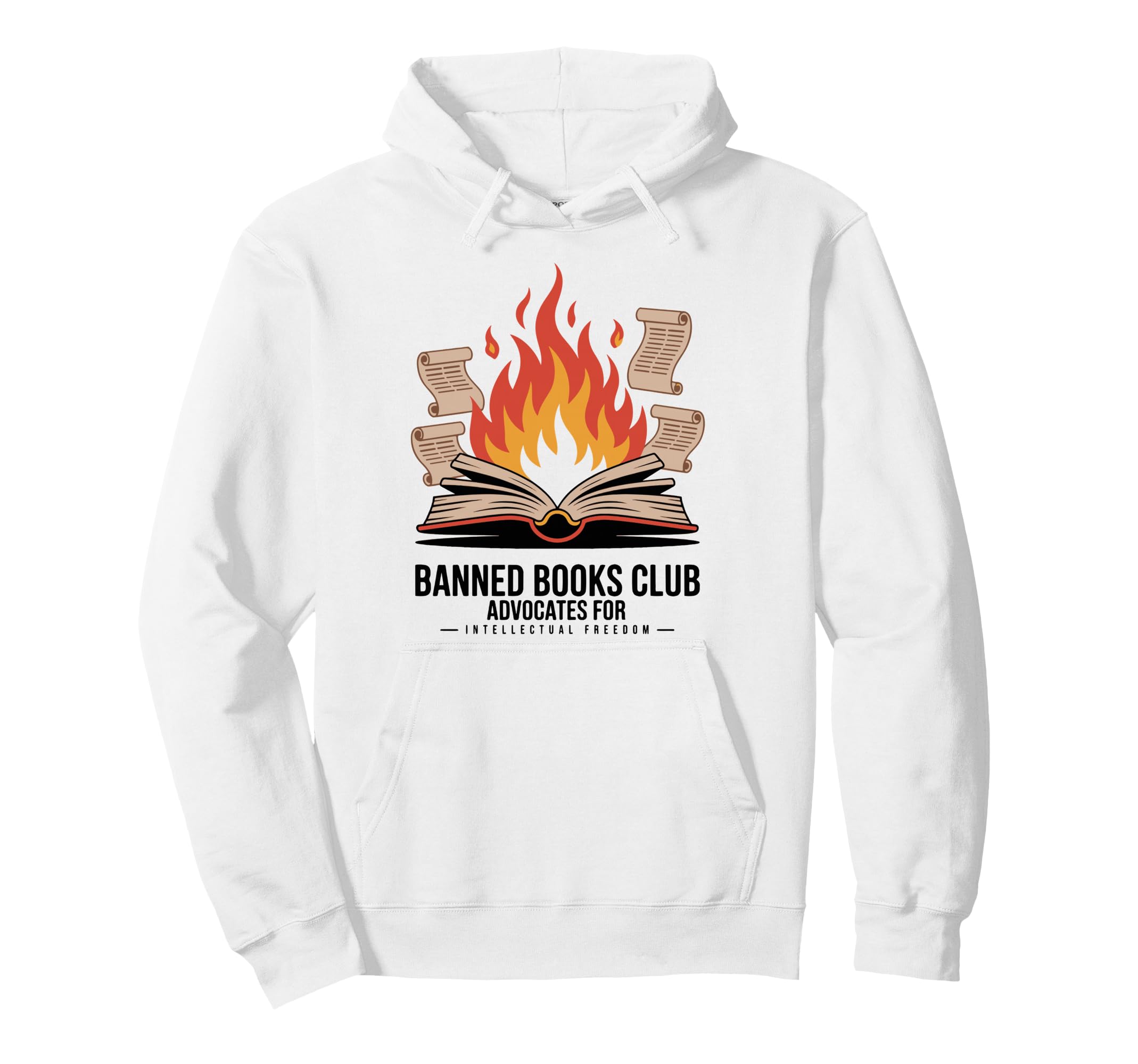Banned Book Reader Bookaholic Bookish Hoodie - Streetwear Style for Adults - T-Shirt, Sweatshirt, Hoodie