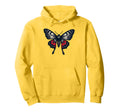 Mothman Antisocial Butterfly Introvert Hoodie - Graphic Print Unisex - T-Shirt, Sweatshirt, Hoodie