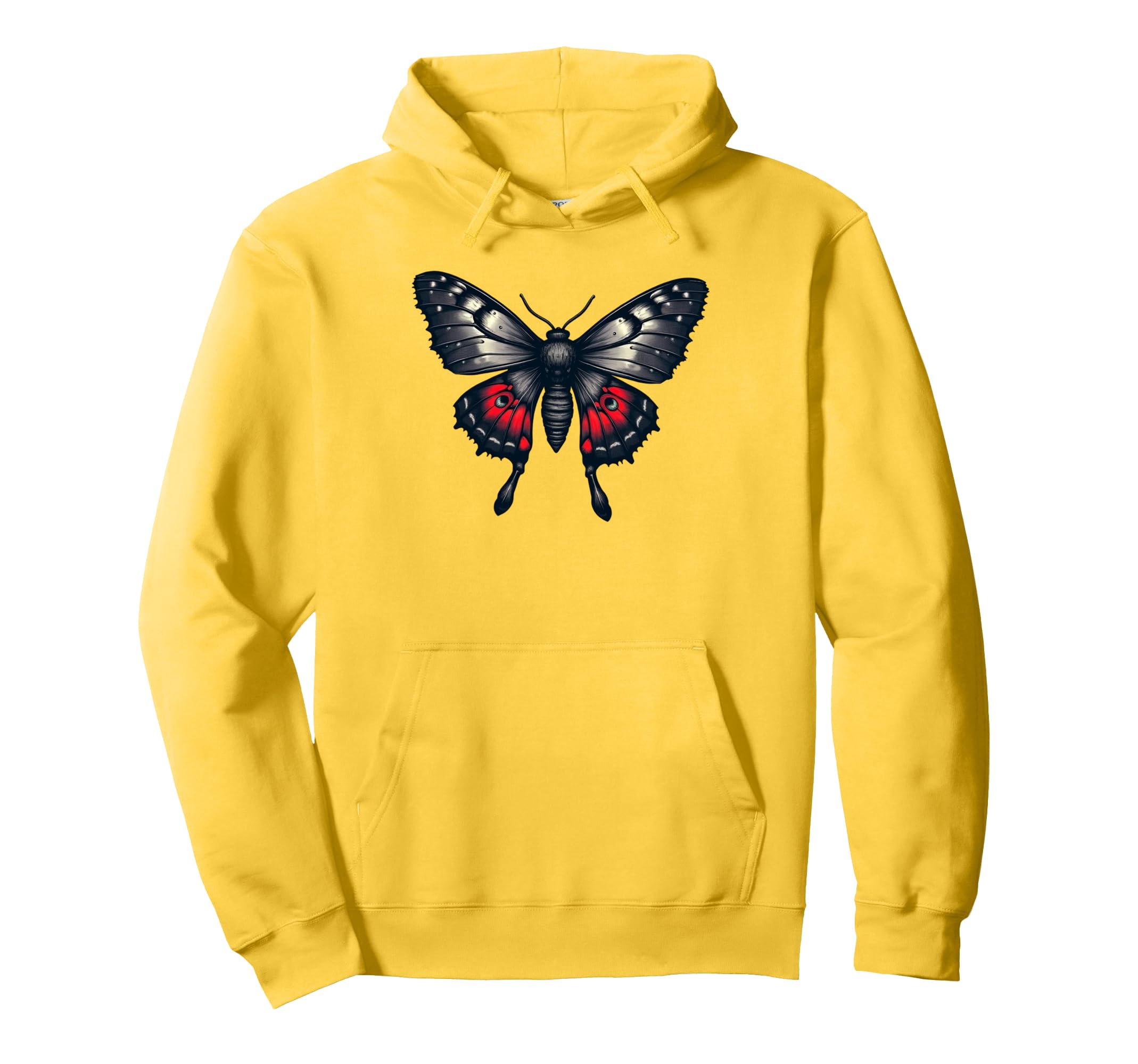 Mothman Antisocial Butterfly Introvert Hoodie - Graphic Print Unisex - T-Shirt, Sweatshirt, Hoodie