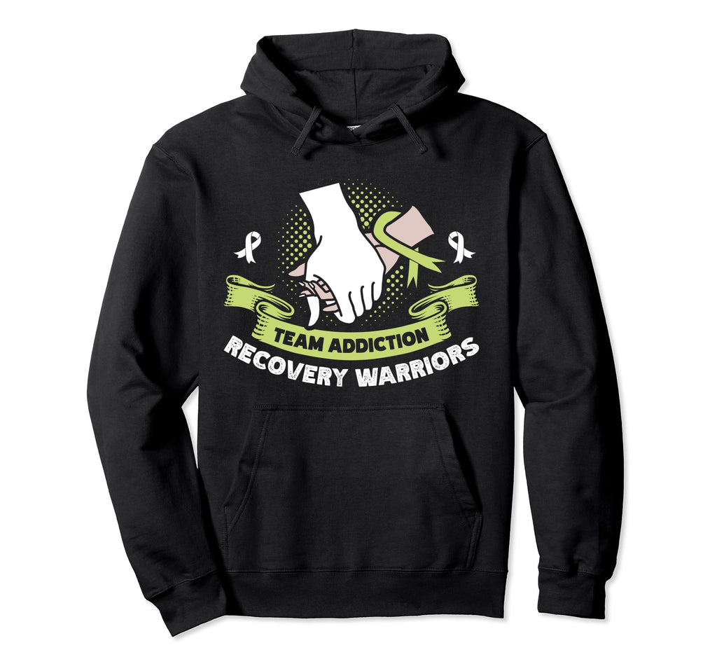 Addiction Recovery Warriors Family Hoodie - Aesthetic Graphic Men Women - T-Shirt, Sweatshirt, Hoodie