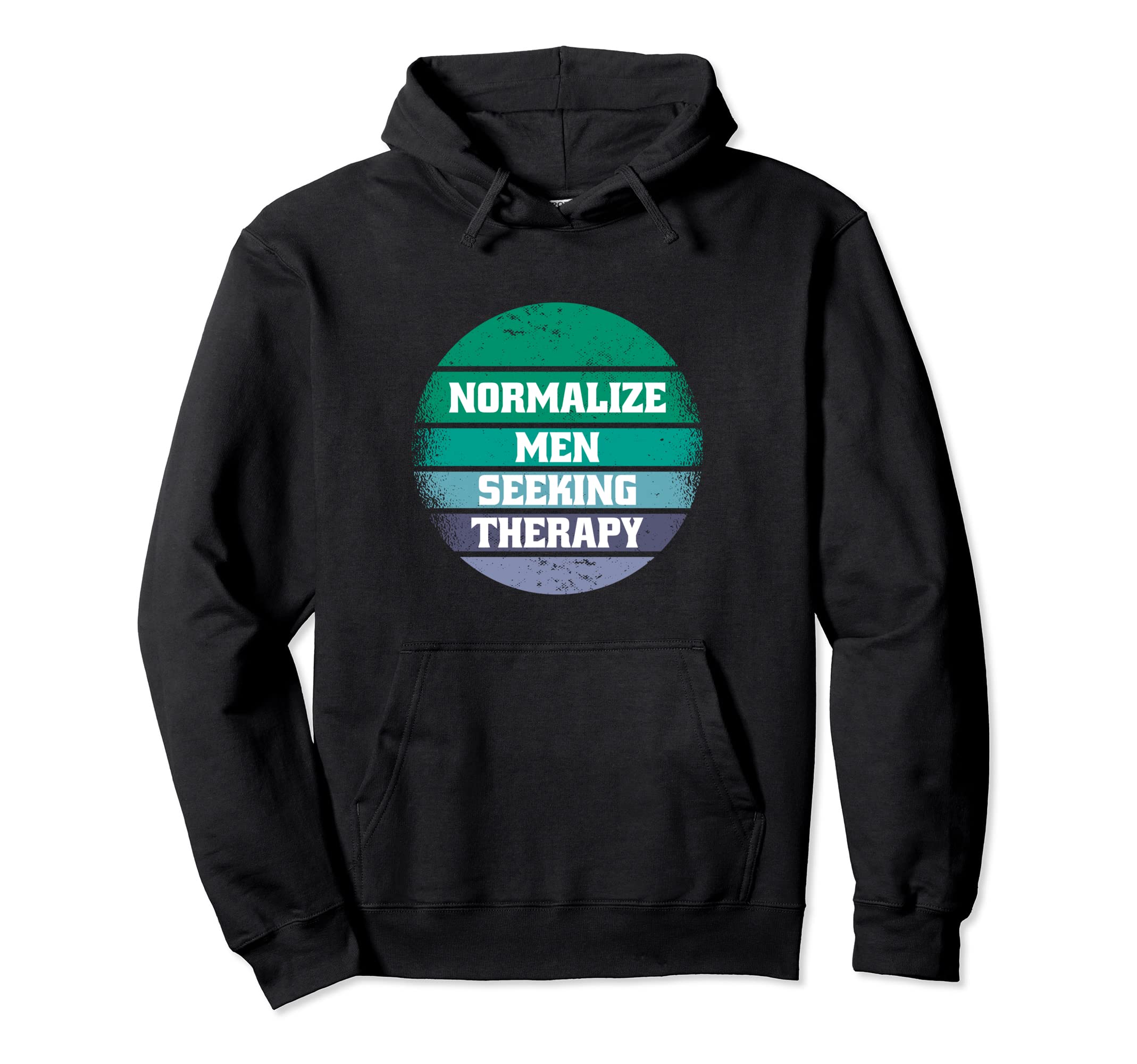Normalize Seeking Therapy Hoodie - Trendy Graphic Men Women - T-Shirt, Sweatshirt, Hoodie