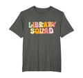 Library Squad Groovy Librarian T-Shirt - Trendy Graphic for Adults - T-Shirt, Sweatshirt, Hoodie