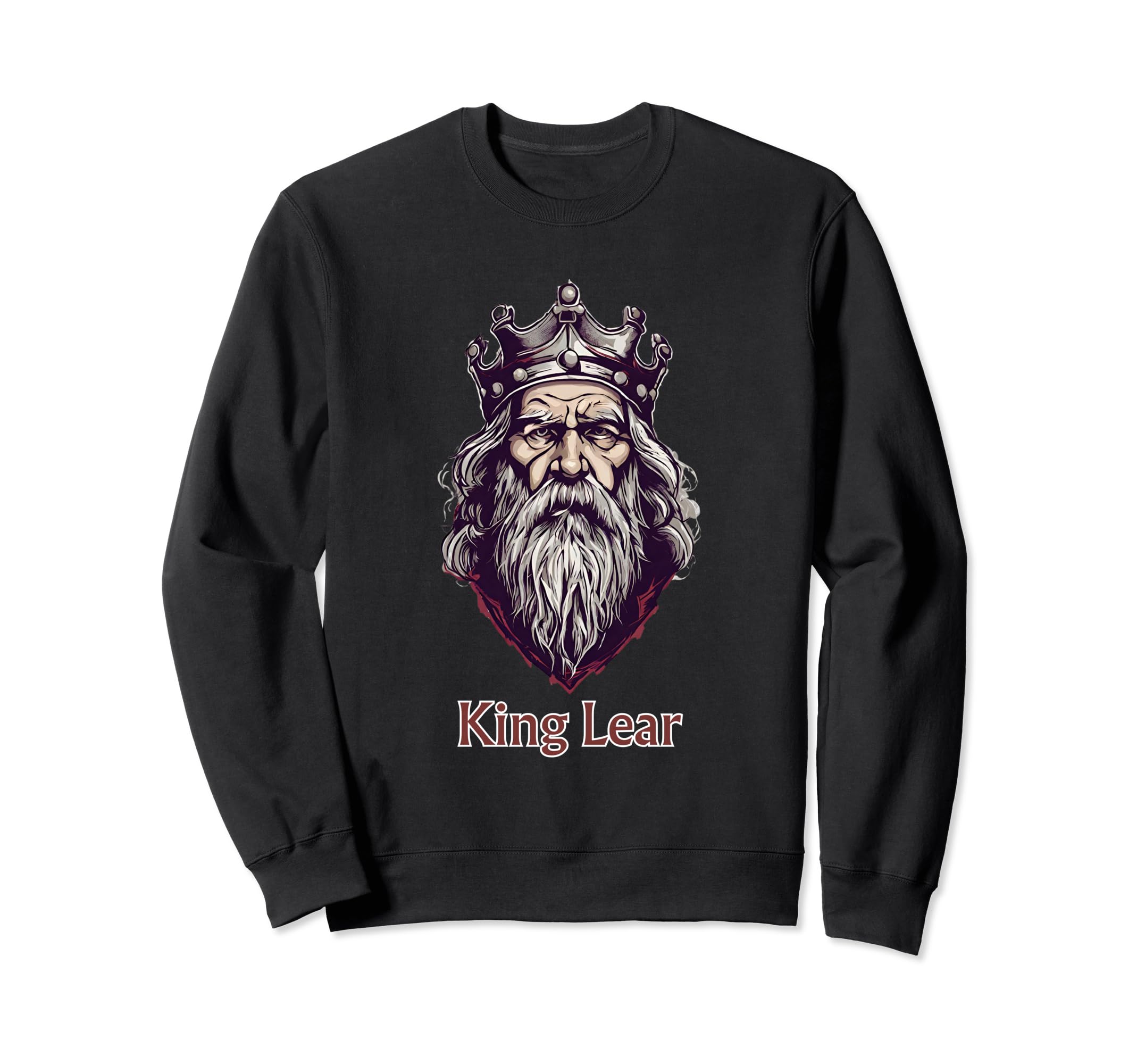 Tribute To King Lear Portrait Sweatshirt - Aesthetic Graphic Unisex - T-Shirt, Sweatshirt, Hoodie