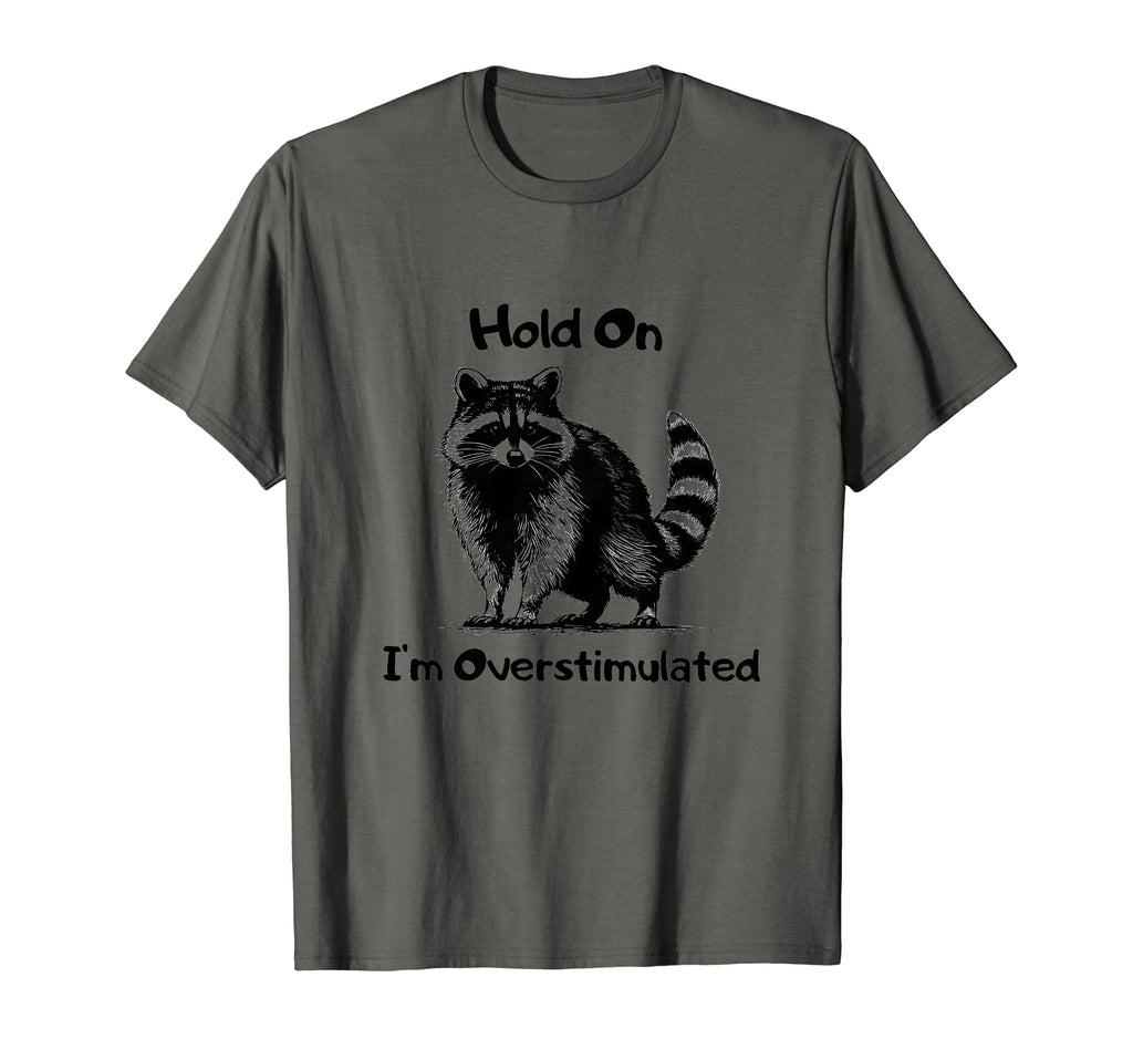 Hold Im Overstimulated T-Shirt - Aesthetic Graphic Men Women - T-Shirt, Sweatshirt, Hoodie