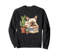 Dog Book Lover Librarian Reader Sweatshirt - Novelty Apparel Men Women - T-Shirt, Sweatshirt, Hoodie