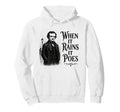 Edgar Allan Poe Rain Gothic Literature Hoodie - Unique Graphic for Adults - T-Shirt, Sweatshirt, Hoodie