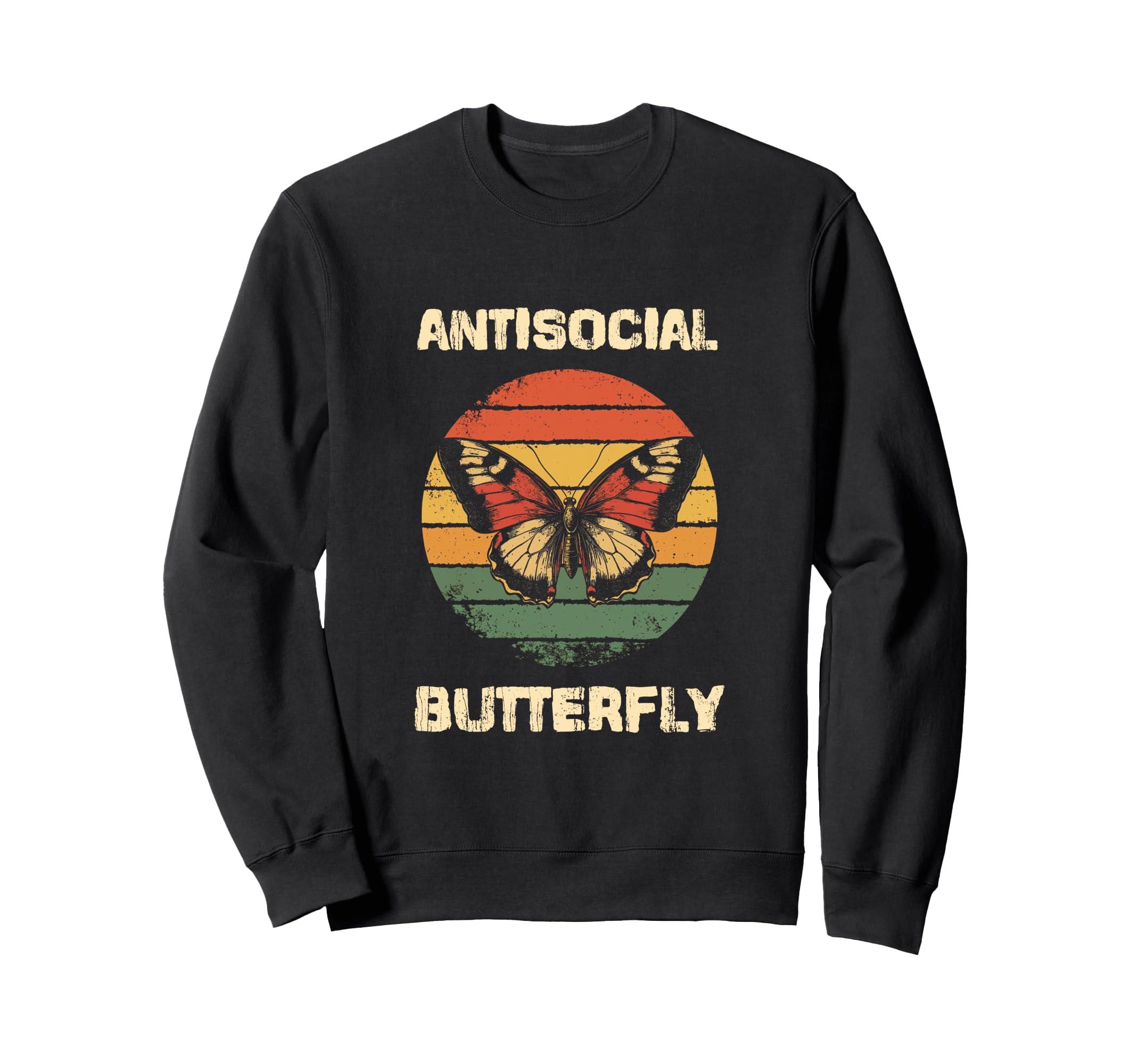 Antisocial Butterfly Gift T-Shirt - Minimalist Print for Adults - T-Shirt, Sweatshirt, Hoodie