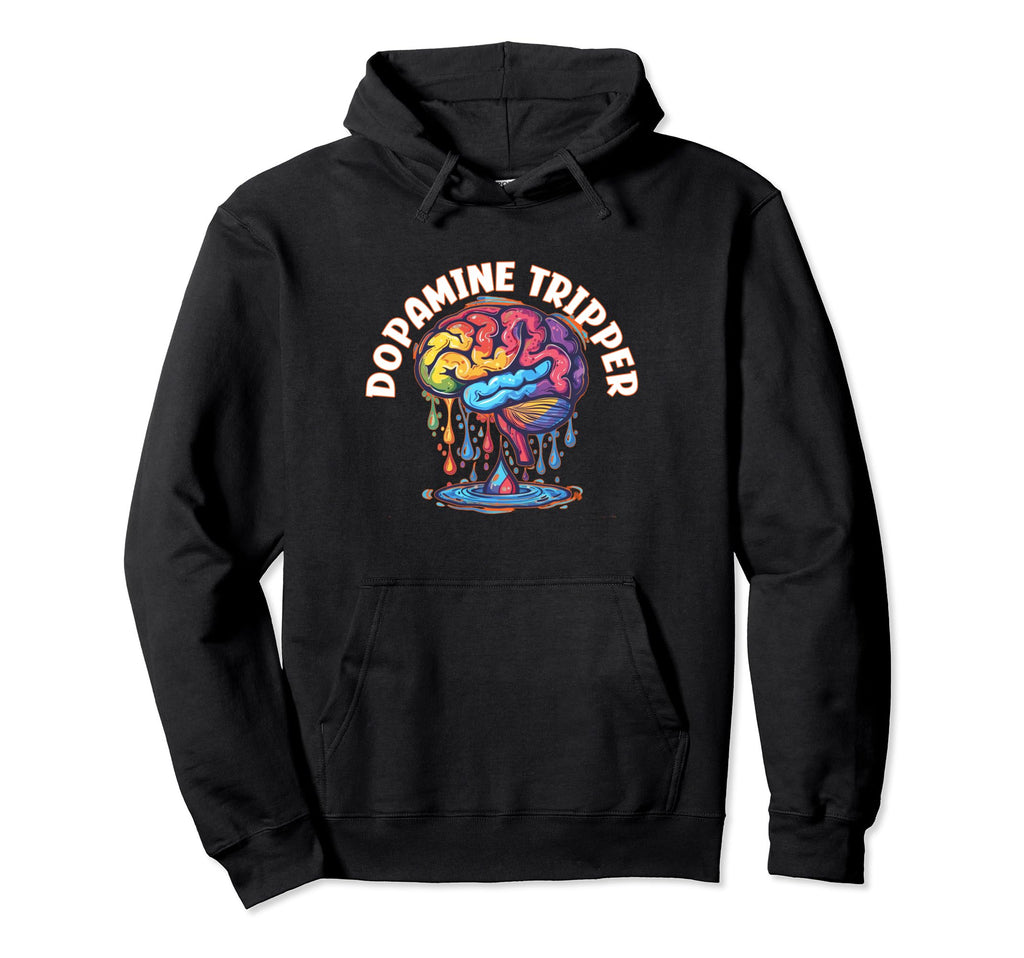 Dopamine Seeker Funny Neuroscience Hoodie - Aesthetic Graphic for Adults - T-Shirt, Sweatshirt, Hoodie