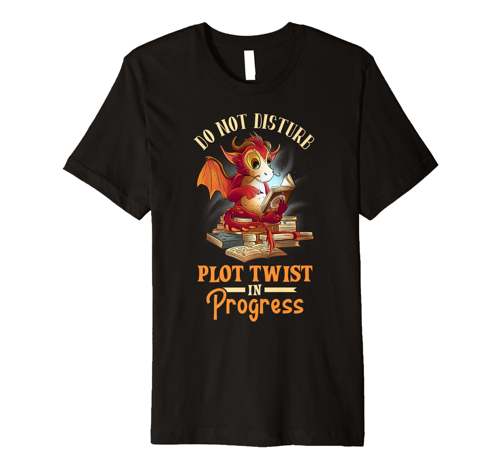 Bookworm Dragon Fantasy Book Lover T-Shirt - Graphic Print Men Women - T-Shirt, Sweatshirt, Hoodie