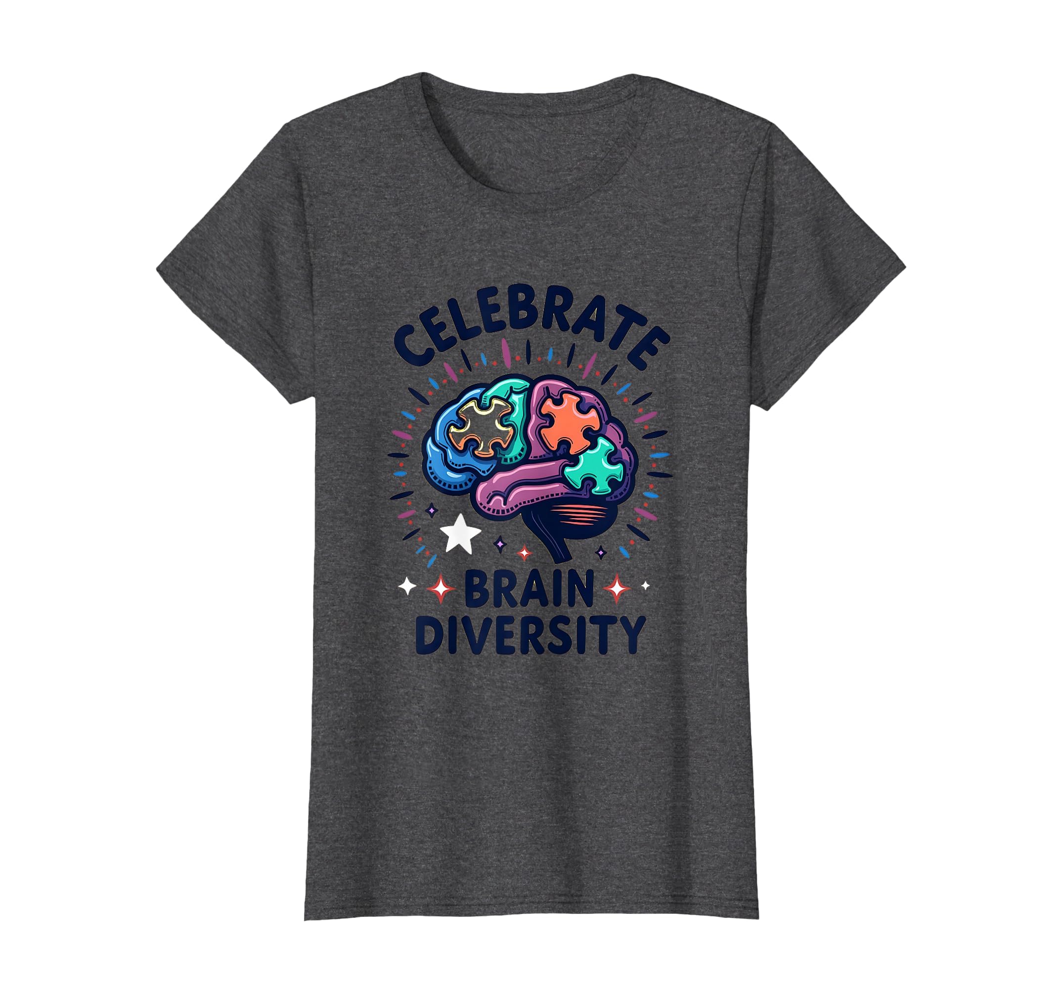 Celebrate Brain Diversity T-Shirt - Casual Everyday Wear Men Women - T-Shirt, Sweatshirt, Hoodie