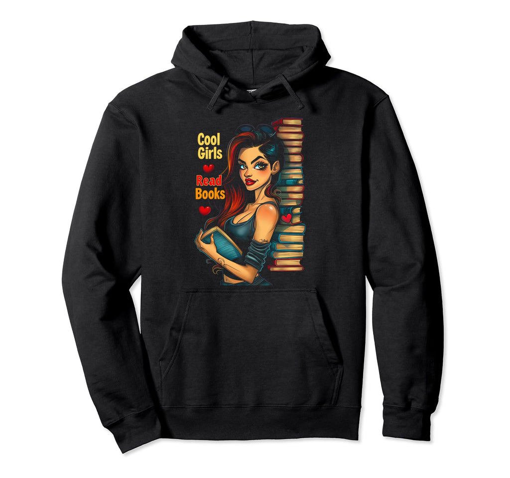 Crazy Book Lady Dark Romance Reader Smut Hoodie - Novelty Apparel Unisex - T-Shirt, Sweatshirt, Hoodie