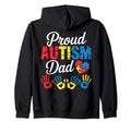 Autism Mom Autism Dad Family Pride Hoodie - Casual Everyday Wear Men Women - T-Shirt, Sweatshirt, Hoodie