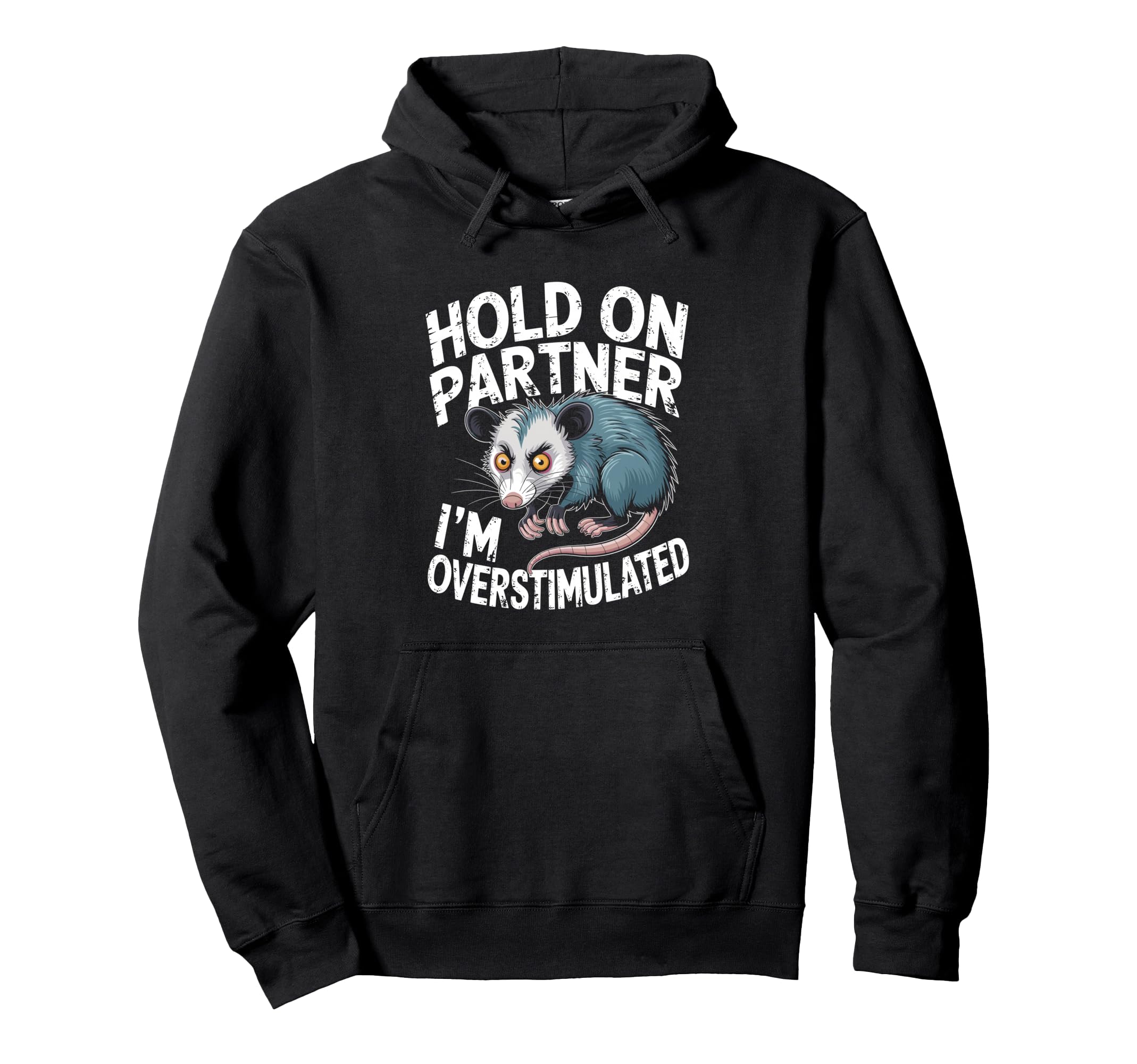 Neurodiverse Overstimulated Mental Hoodie - Novelty Apparel for Adults - T-Shirt, Sweatshirt, Hoodie