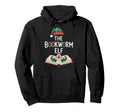 Bookworm Elf Book Club Book Book Lover Hoodie - Fun Novelty Design Unisex - T-Shirt, Sweatshirt, Hoodie