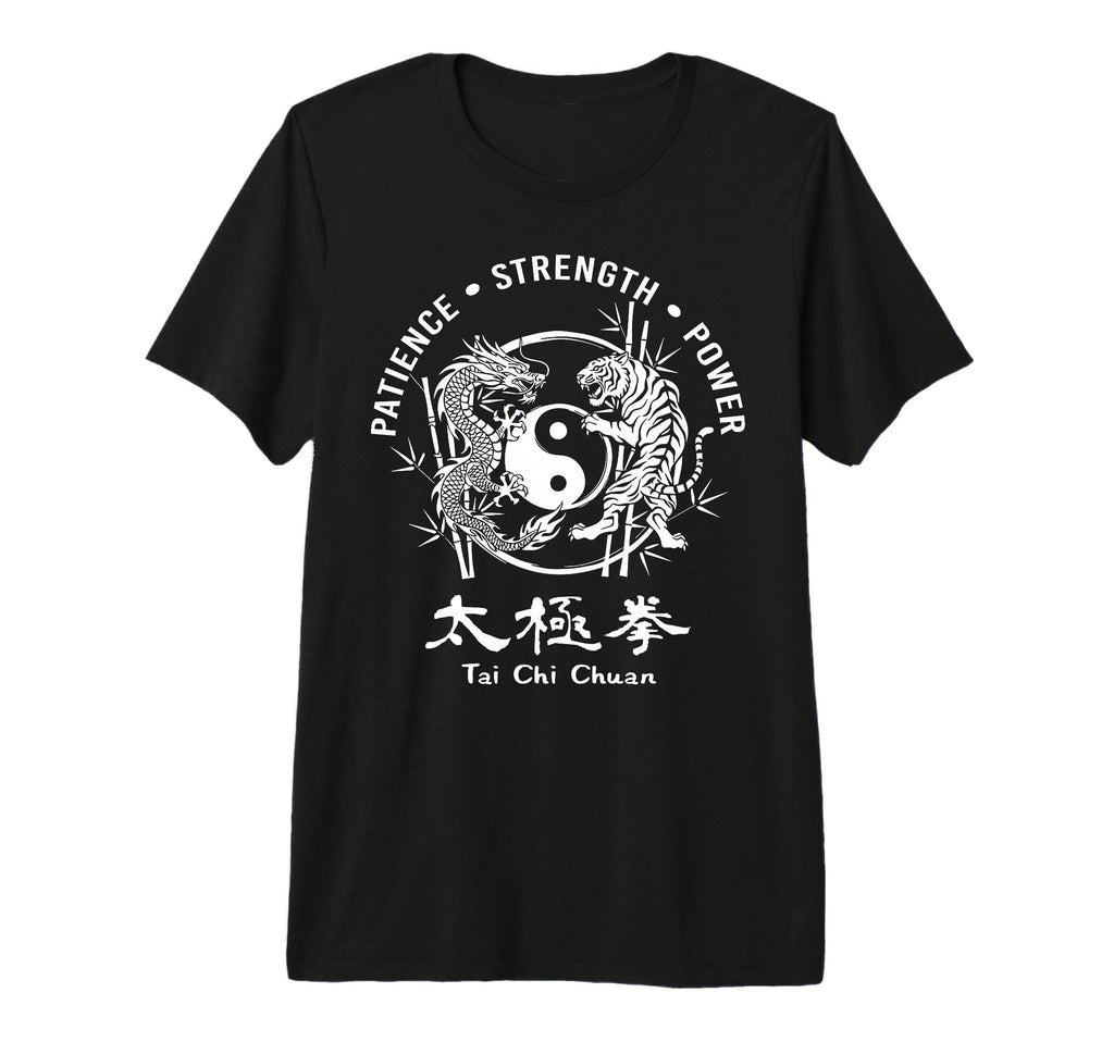 Yin Yang Dragon Tiger Zen Mindfulness T-Shirt - Minimalist Print Men Women - T-Shirt, Sweatshirt, Hoodie