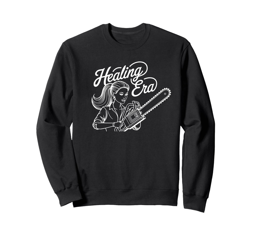 Healing Era Empowered Chainsaw Sweatshirt - Custom Art Print Unisex - T-Shirt, Sweatshirt, Hoodie