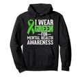 Mental Health Matters Green Ribbon T-Shirt - Aesthetic Graphic Men Women - T-Shirt, Sweatshirt, Hoodie