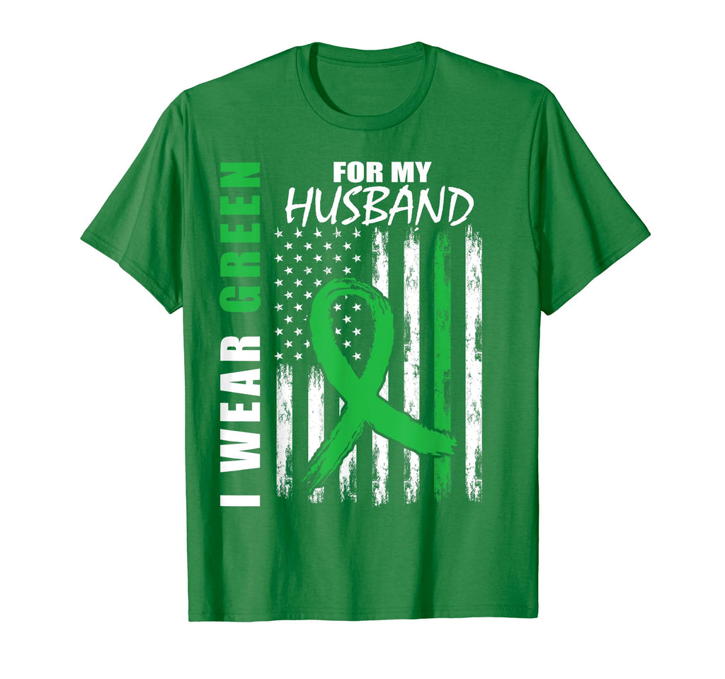 I Wear Green My Husband Mental T-Shirt - Aesthetic Graphic Men Women - T-Shirt, Sweatshirt, Hoodie