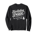 Facilitating Peace One Meditation Time Sweatshirt - Trendy Graphic Unisex - T-Shirt, Sweatshirt, Hoodie