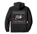 Overstimulated But Festive Opossum Hoodie - Streetwear Style for Adults - T-Shirt, Sweatshirt, Hoodie