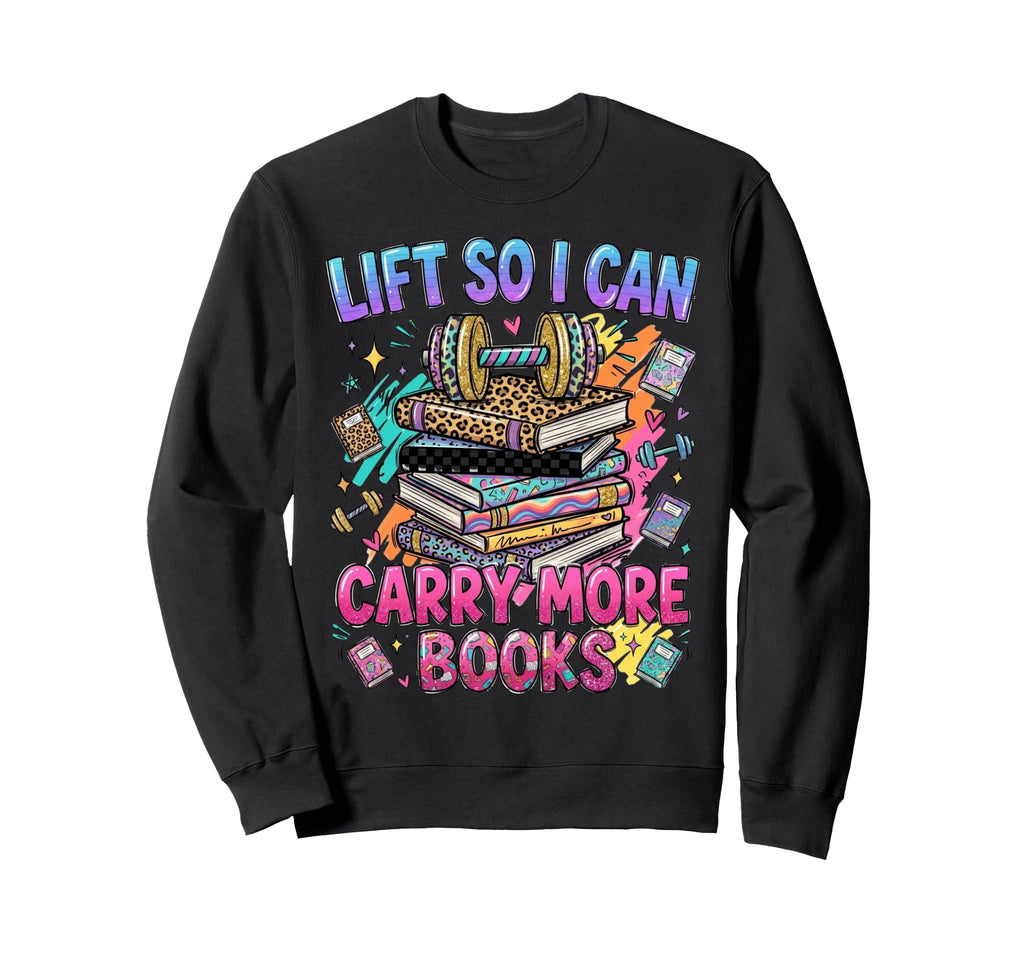Funny Book Lover Fitness Mom Sweatshirt - Novelty Apparel Men Women - T-Shirt, Sweatshirt, Hoodie