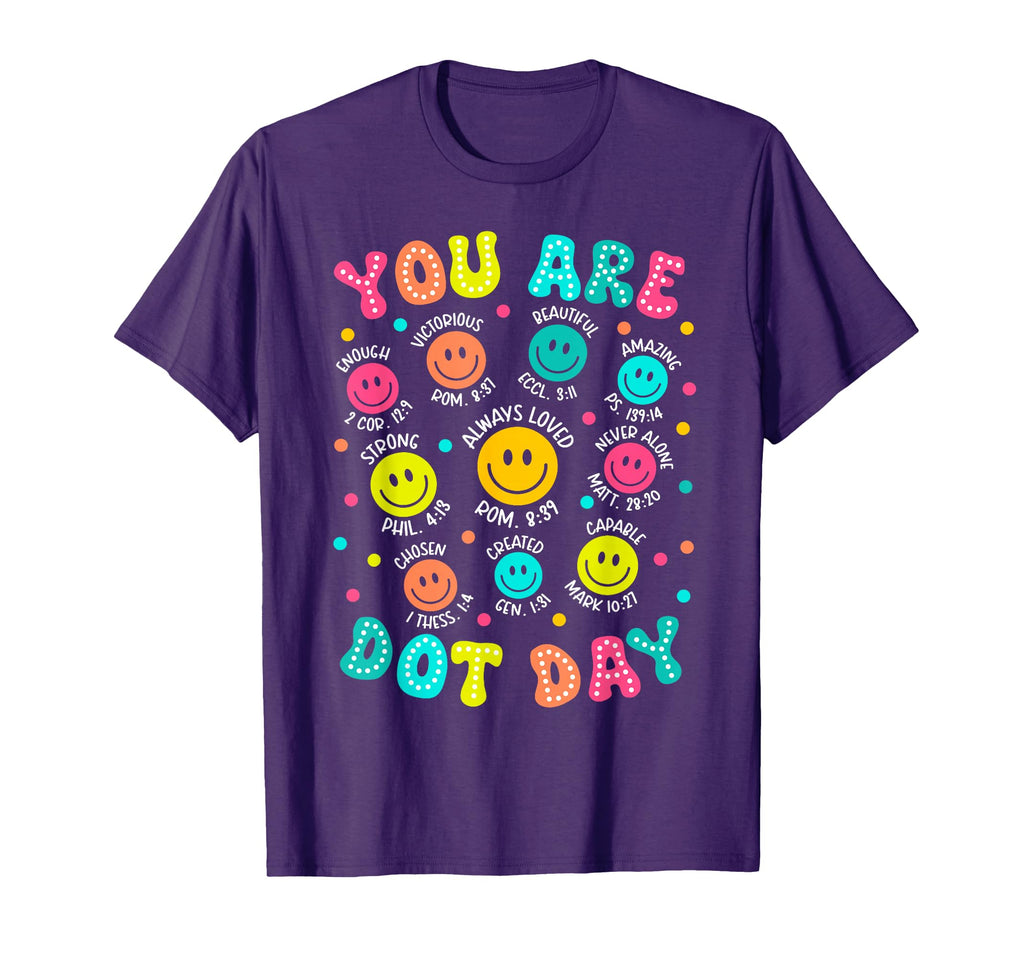 You Are Enough Christian Bible Dot Day T-Shirt - Streetwear Style Unisex - T-Shirt, Sweatshirt, Hoodie