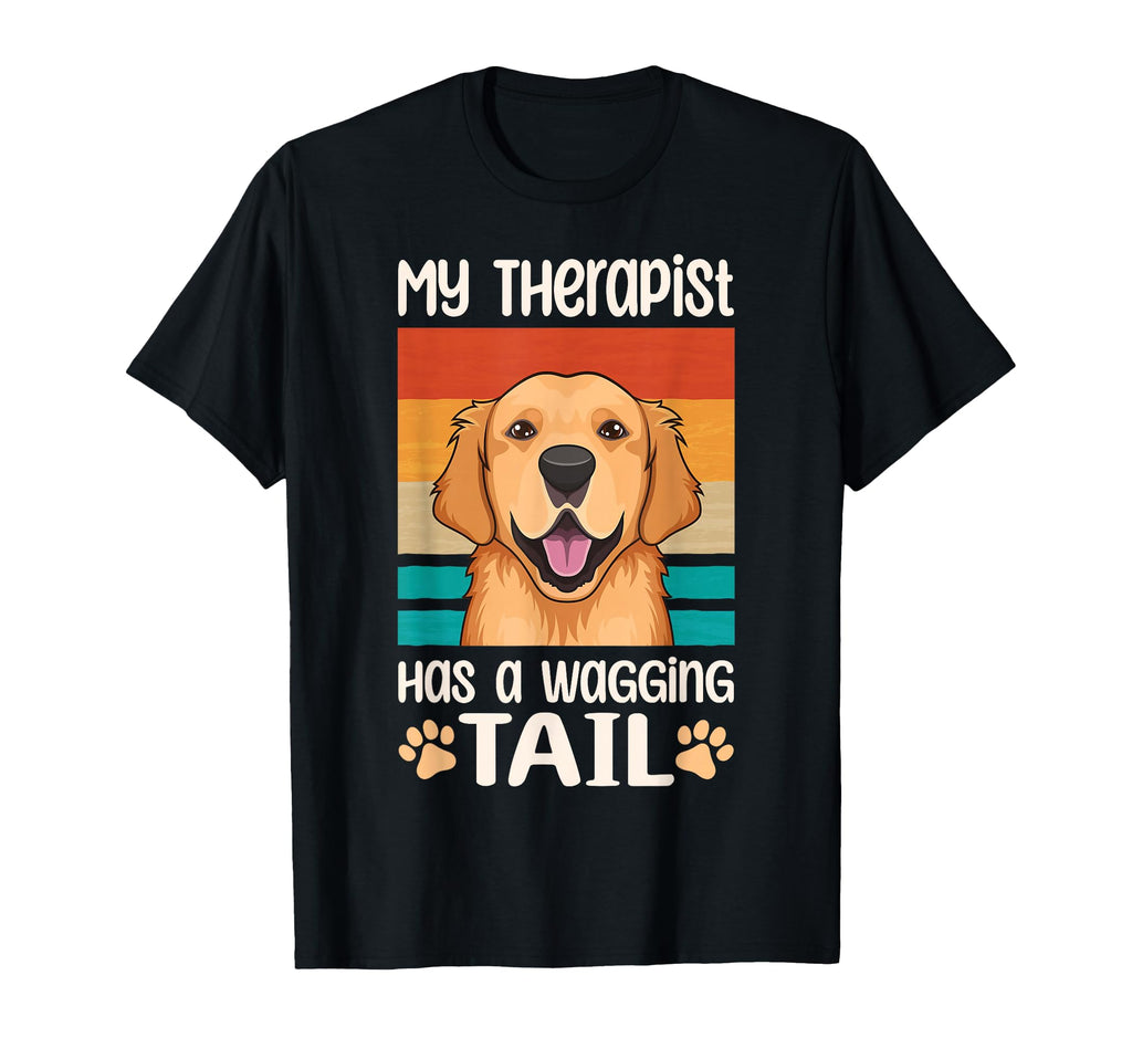 Retriever Therapy Service Dog T-Shirt - Trendy Graphic Men Women - T-Shirt, Sweatshirt, Hoodie