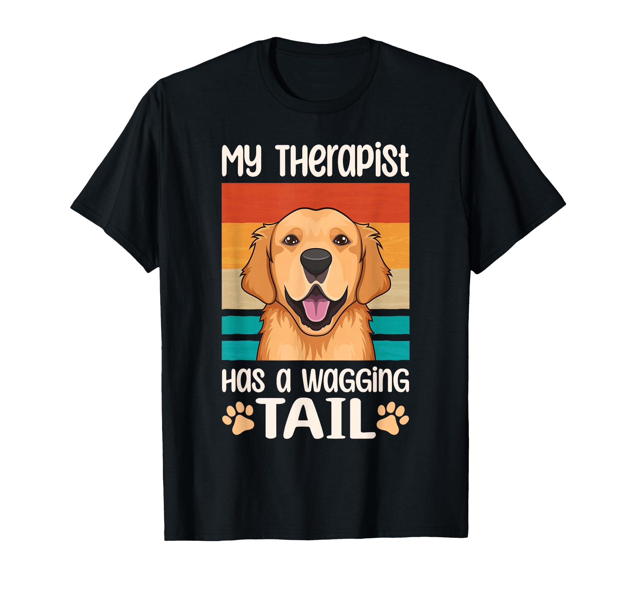 Retriever Therapy Service Dog T-Shirt - Trendy Graphic Men Women - T-Shirt, Sweatshirt, Hoodie
