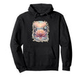 Waterfall Lotus Flower Zen Yoga Hoodie - Fun Novelty Design Men Women - T-Shirt, Sweatshirt, Hoodie