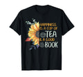 Book Nerd Tea Lover Reader Sayings T-Shirt - Minimalist Print for Adults - T-Shirt, Sweatshirt, Hoodie