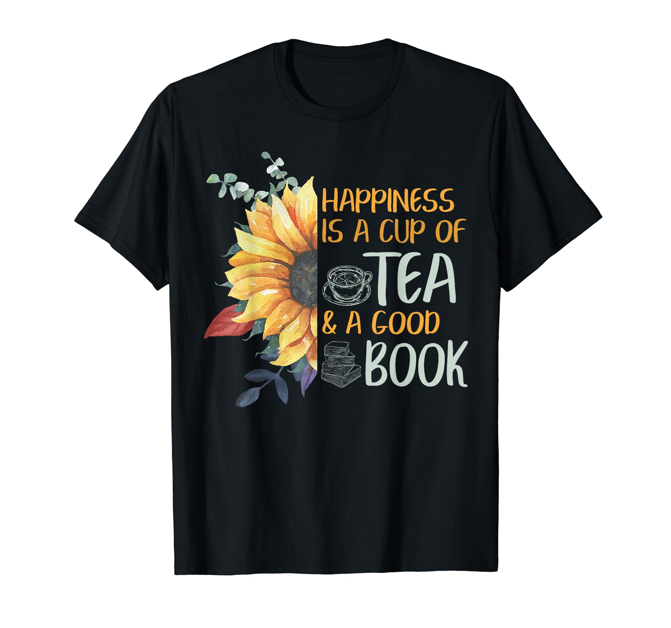 Book Nerd Tea Lover Reader Sayings T-Shirt - Minimalist Print for Adults - T-Shirt, Sweatshirt, Hoodie