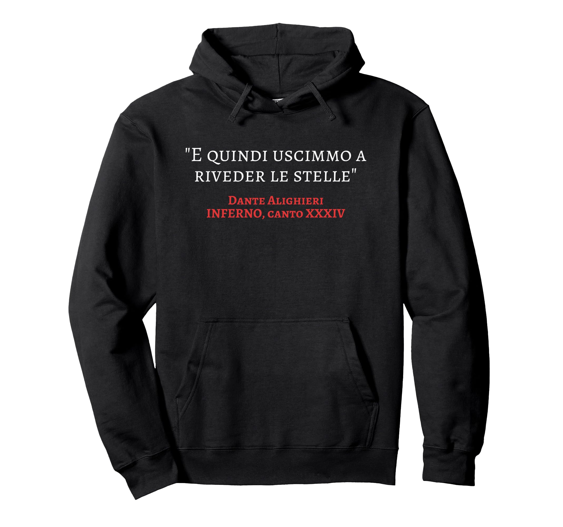 Divine Comedy Inferno Hopeful Dante Alighieri Hoodie - Graphic Print Unisex - T-Shirt, Sweatshirt, Hoodie
