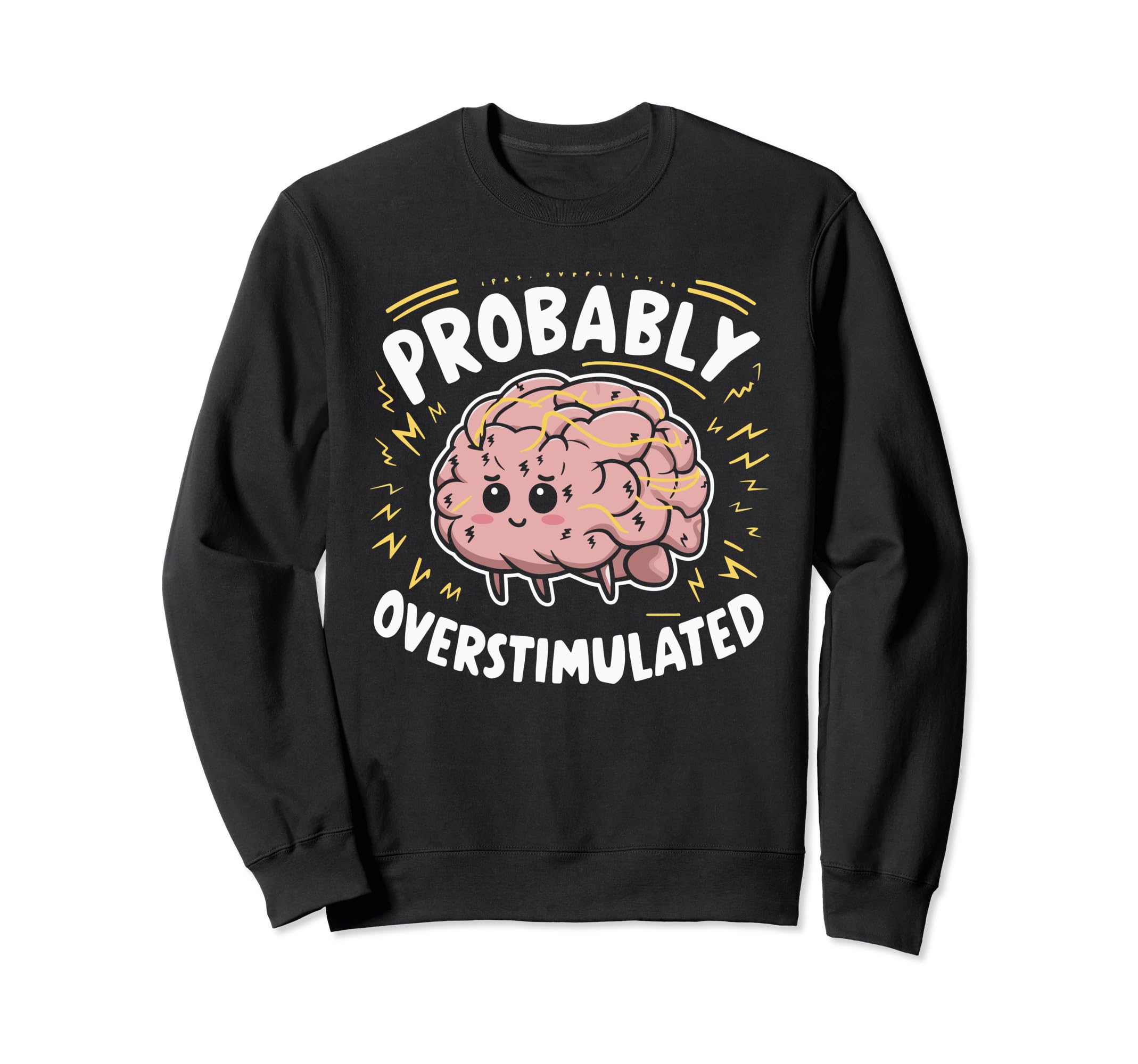 Anxiety Introvert Mental Health Hoodie - Custom Art Print Unisex - T-Shirt, Sweatshirt, Hoodie