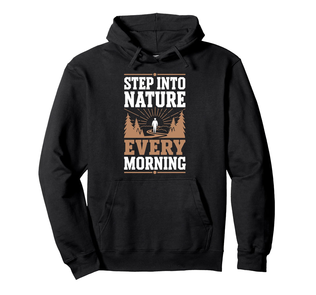 Peaceful Mornings Self Love Morning Hoodie - Minimalist Print Men Women - T-Shirt, Sweatshirt, Hoodie