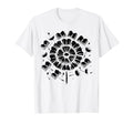 Flower Dandelions Books Library Book T-Shirt - Trendy Graphic Men Women - T-Shirt, Sweatshirt, Hoodie