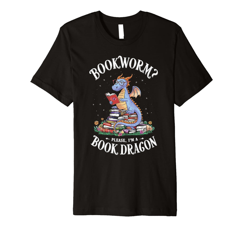 Librarian Gothic Book Dragon T-Shirt - Aesthetic Graphic Men Women - T-Shirt, Sweatshirt, Hoodie