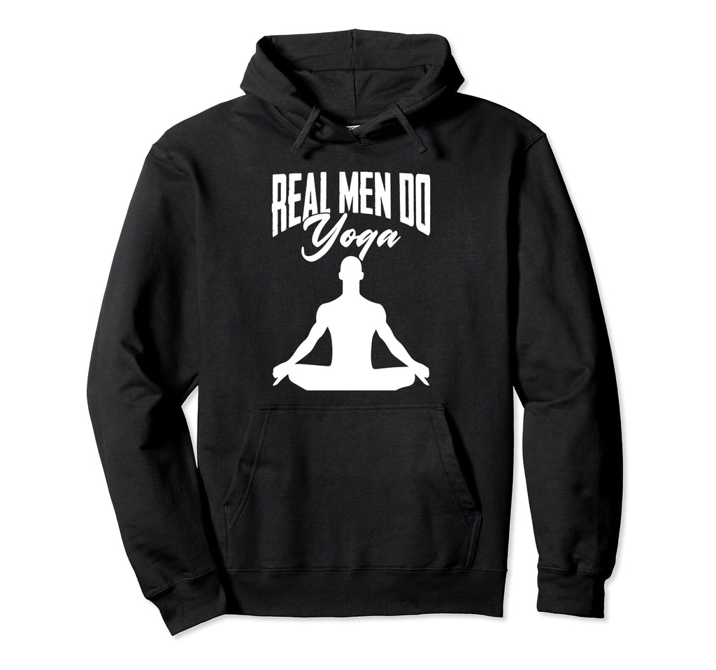 Funny Yoga Position Phrase Male Hoodie - Casual Everyday Wear Men Women - T-Shirt, Sweatshirt, Hoodie