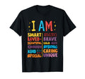 I M Smart Loved Kind Daily Affirmation T-Shirt - Trendy Graphic Unisex - T-Shirt, Sweatshirt, Hoodie