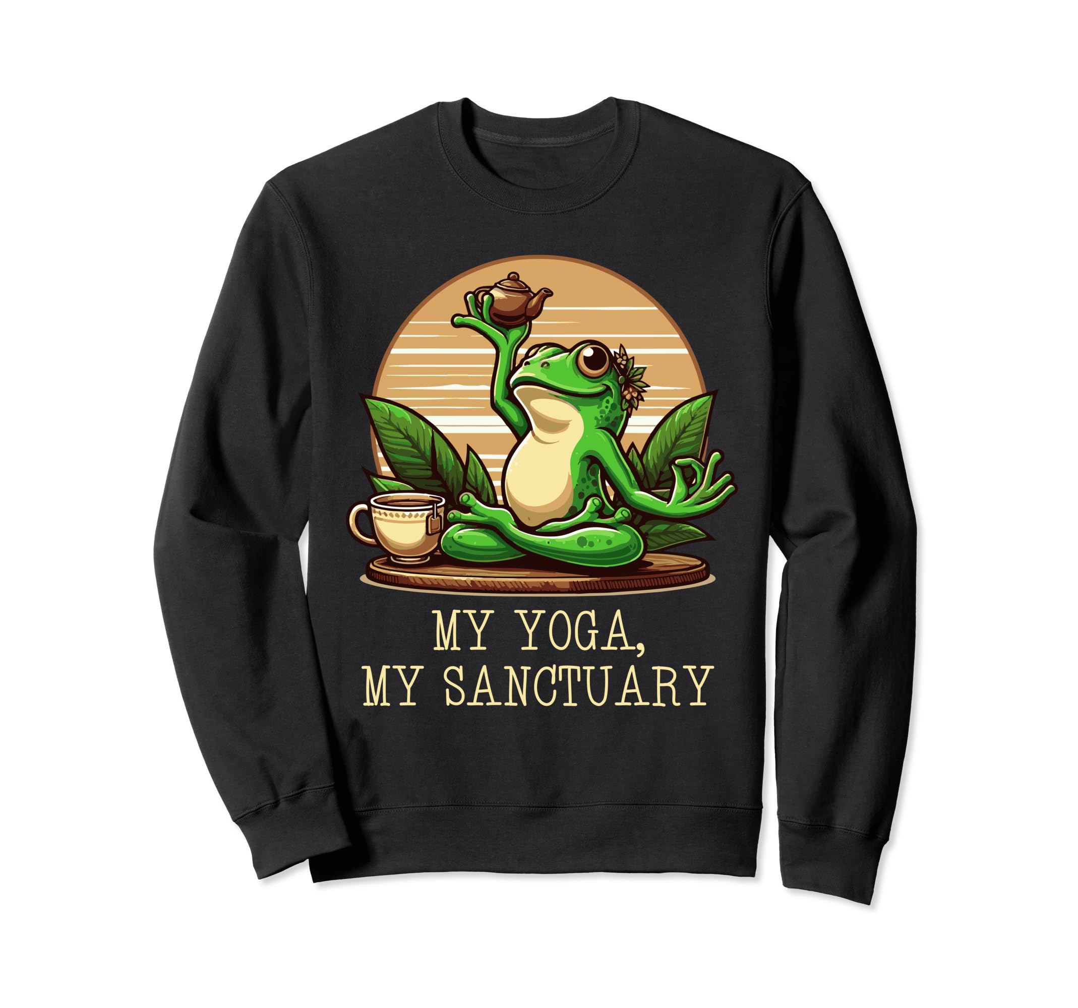 My Yoga My Sanctuary Fitness Sculpting Sweatshirt - Trendy Graphic Unisex - T-Shirt, Sweatshirt, Hoodie