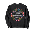 Overstimulated Mom Fueled Faith Sweatshirt - Fun Novelty Design Men Women - T-Shirt, Sweatshirt, Hoodie