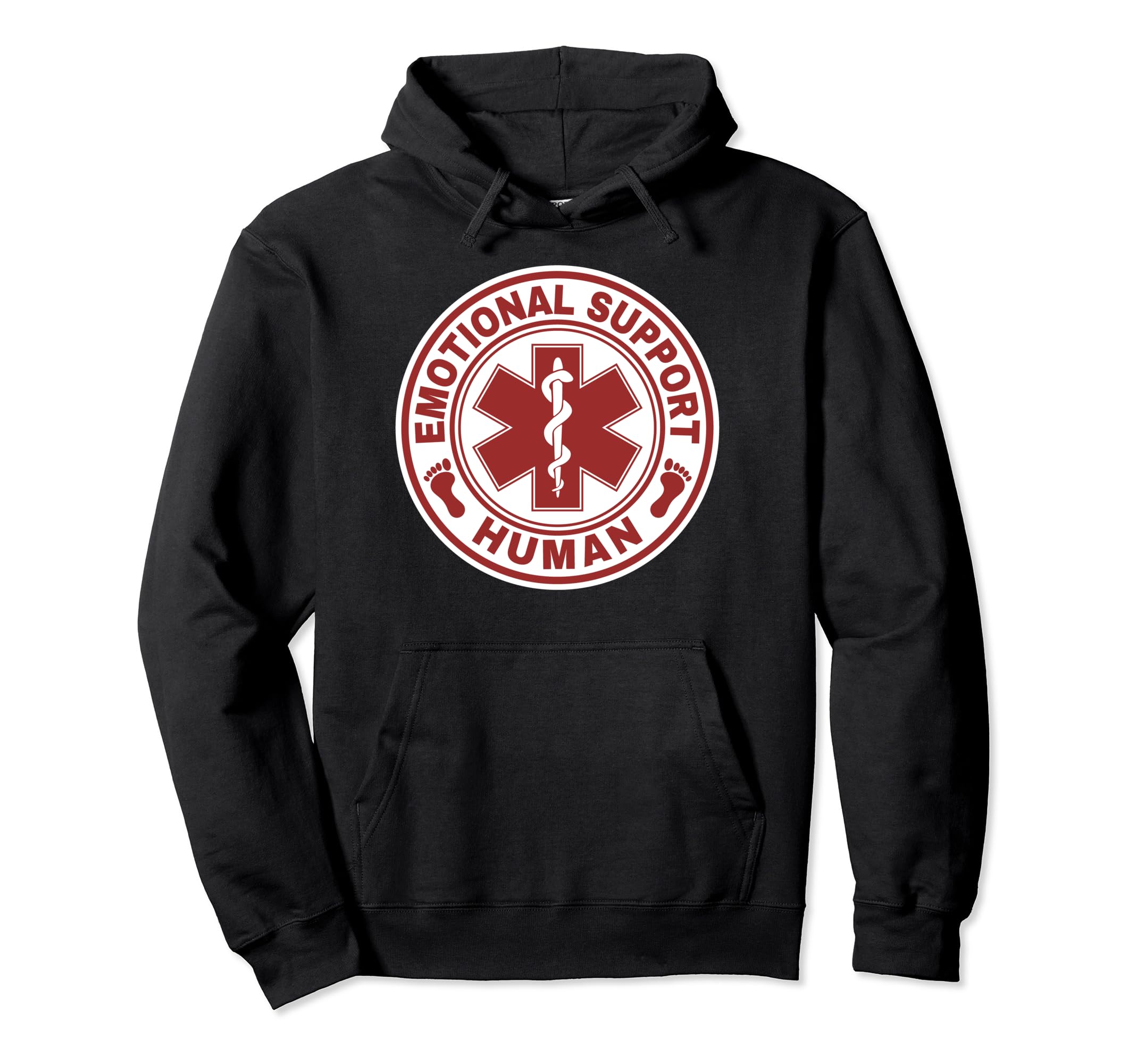 Emotional Support Human Hoodie - Streetwear Style for Adults - T-Shirt, Sweatshirt, Hoodie