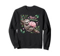 Rest Is Productive Funny Sloth Sweatshirt - Aesthetic Graphic for Adults - T-Shirt, Sweatshirt, Hoodie