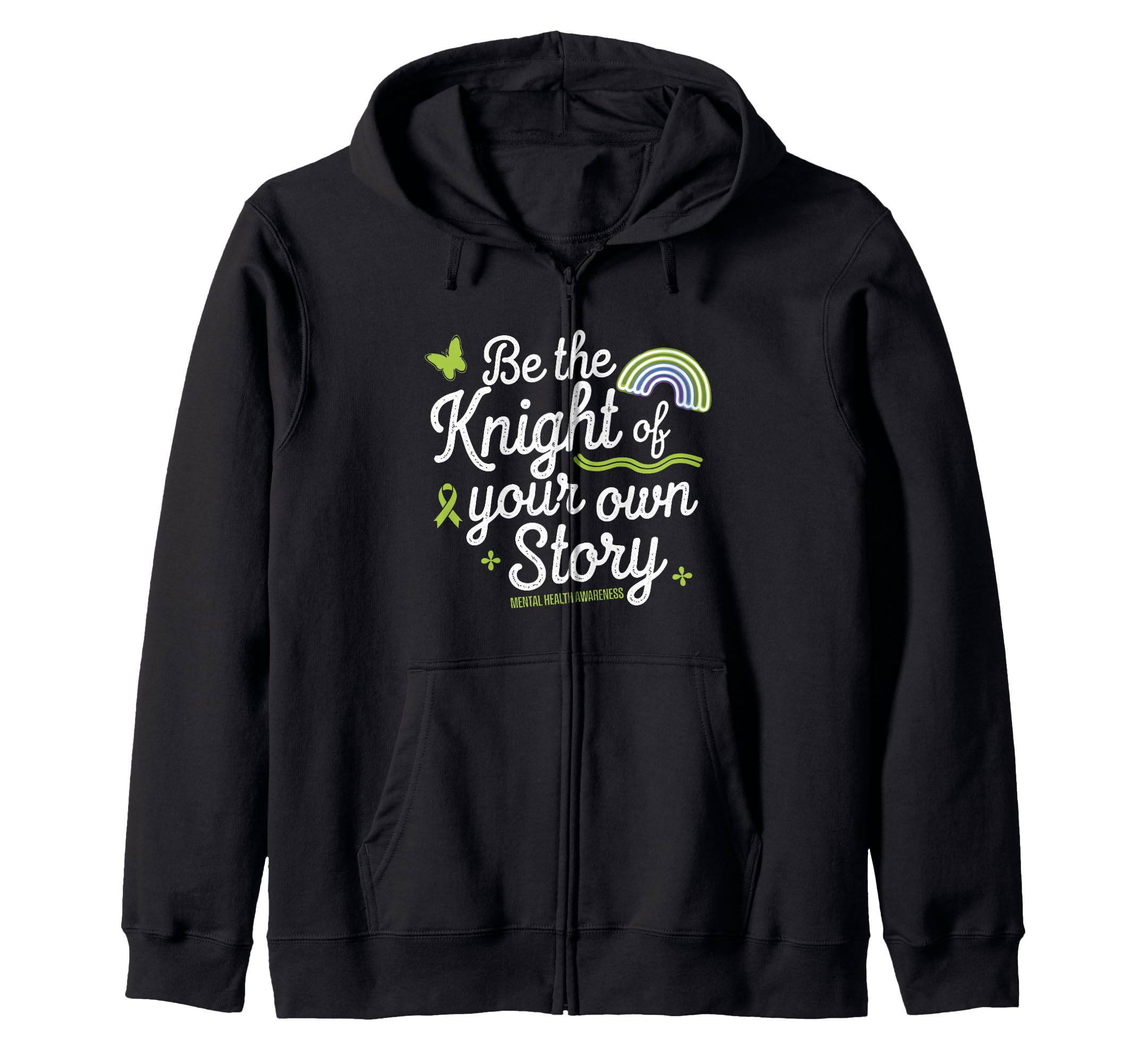 Mental Health Awareness Month Green T-Shirt - Minimalist Print for Adults - T-Shirt, Sweatshirt, Hoodie