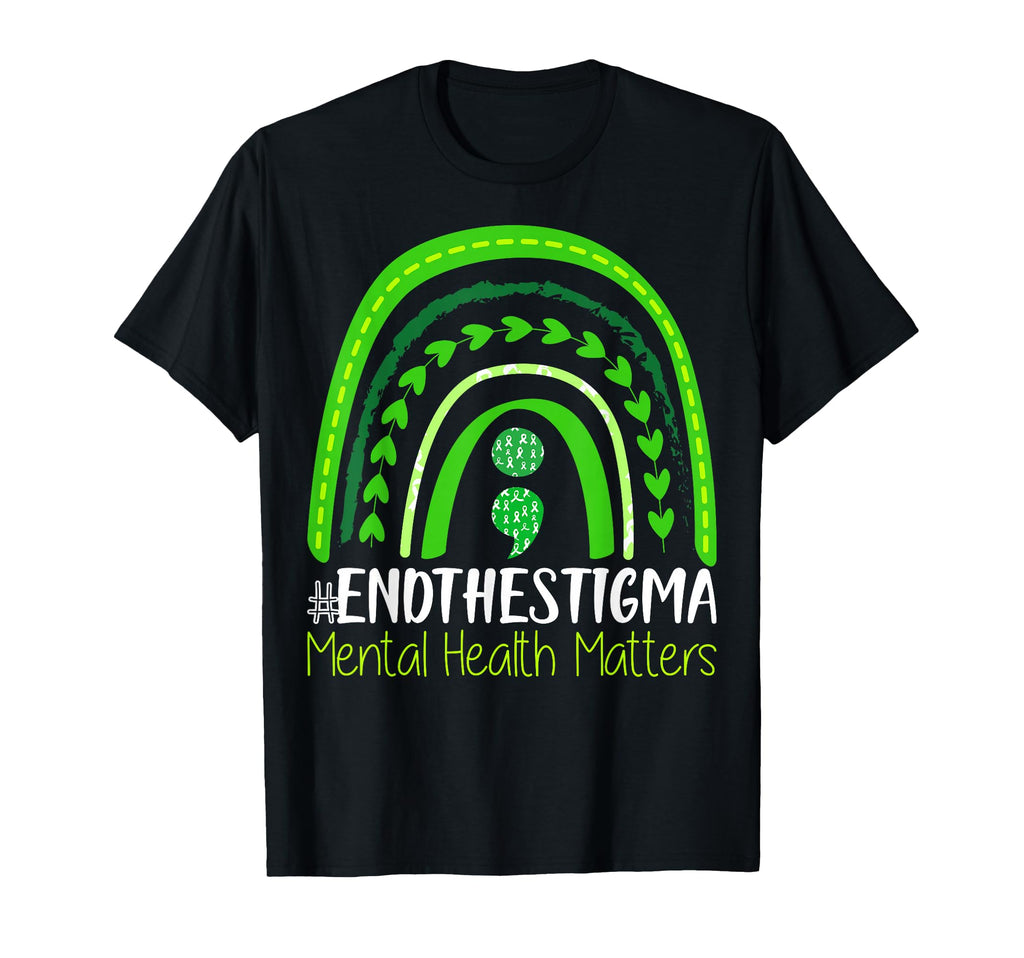 End Stigma Mental Health Matters T-Shirt - Streetwear Style for Adults - T-Shirt, Sweatshirt, Hoodie