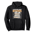 Bookworm Librarian Bibliophile Writer Hoodie - Minimalist Print for Adults - T-Shirt, Sweatshirt, Hoodie