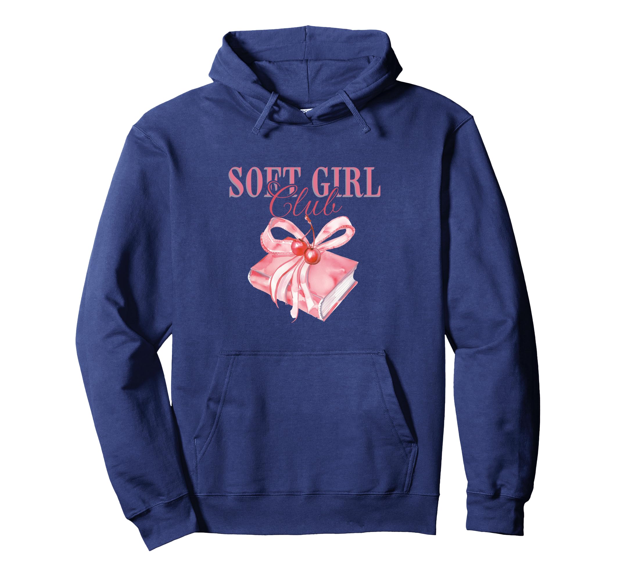 Soft Club Coquette Ribbon Bow Cherries Hoodie - Unique Graphic Men Women - T-Shirt, Sweatshirt, Hoodie